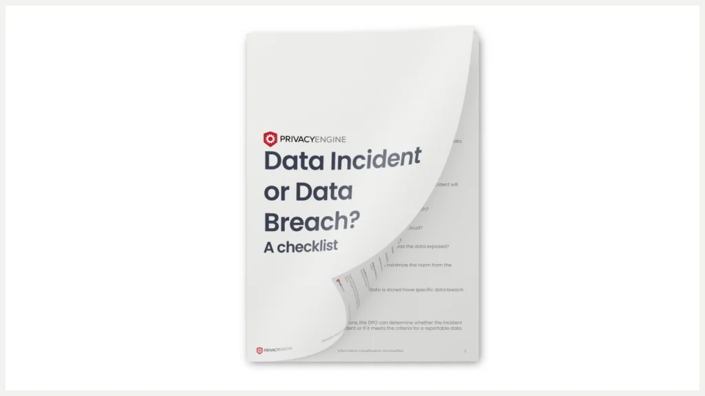 Data Incident or Data Breach_ A PrivacyEngine Checklist